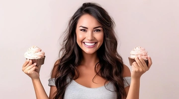 κοπέλα cupcakes