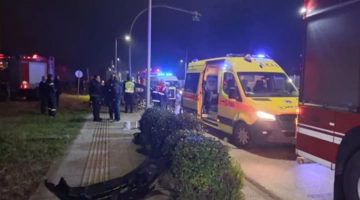 Τo σημείο του δυστυχήματος στην Πάτρα