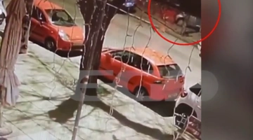 Στιγμιότυπο από τη δράση της οδηγού