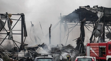 Φωτιά σε μπισκοτοβιομηχανία στα Τρίκαλα 