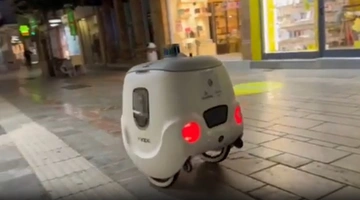 Τα ρομπότ-ντελίβερι στη Χίο