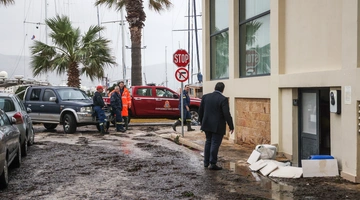 Κακοκαιρία στην Χίο