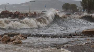 Η κακοκαιρία στη Χίο