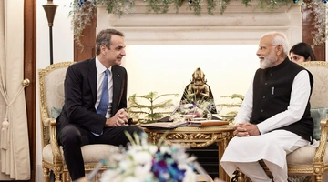 Συνάντηση Κυριάκου Μητσοτάκη με τον Ινδό ομόλογό του, Ναρέντρα Μόντι