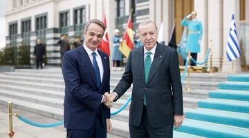 Κυριάκος Μητσοτάκης και Ρετζέπ Ταγίπ Ερντογάν