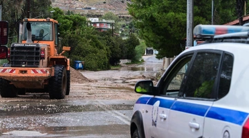 Πλημμύρες στη Νέα Πέραμο