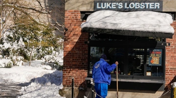 Χιονόπτωση στη Νέα Υόρκη