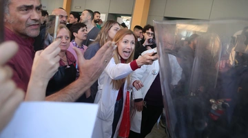 Η κινητοποίηση των υγειονομικών στο νοσκομείο Νίκαιας