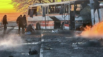 Επίθεση της Ρωσίας σε λεωφορείο που μετέφερε ανθρακωρύχους στην περιοχή Ντνιεπροπετρόφσκ 