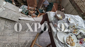 Κατέρρευσε πάτωμα ταβέρνας στη Ροδόπη