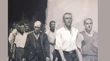 Τοιχογραφία στην Ανώτατη Σχολή Καλών Τεχνών