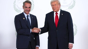 Κυριάκος Μητσοτάκης και Ντόναλντ Τραμπ
