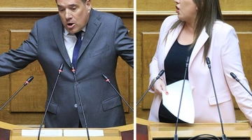 Άδωνις Γεωργιάδης και Ζωή Κωνσταντοπούλου