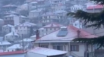 Χιόνια στην ορεινή Ελασσόνα