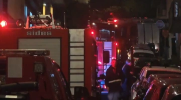 Η επιχείρηση της πυροσβεστικής στου Γκύζη