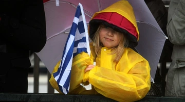 Βροχερός καιρός σε εθνική εορτή