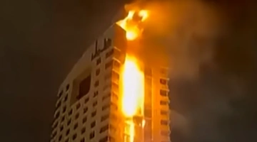 Φωτιά σε πύργο στο Κουβέιτ ενω μέσω πολέμου στη Μέση Ανατολή