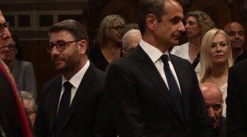 Νίκος Ανδρουλάκης και Κυριάκος Μητσοτάκης