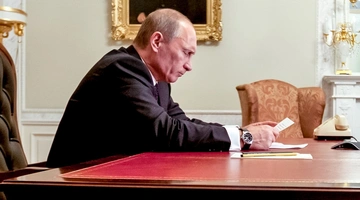 Ο Βλαντίμιρ Πούτιν στο Κρεμλίνο