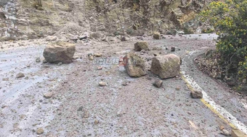 Κατολίσθηση στη Σαντορίνη