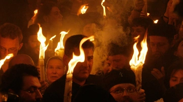 Η Αφή του Αγίου Φωτός στα Ιεροσόλυμα