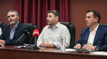 Ο Νίκος Ανδρουλάκης στη Λέσβο