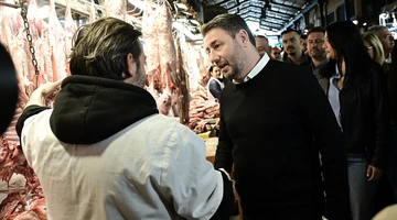 Ο Νίκος Ανδρουλάκης στη Βαρβάκειο