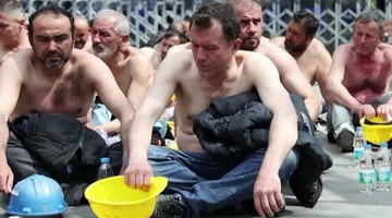 Οι απεργοί ανθρακωρύχοι