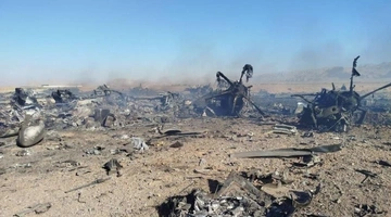 Οι εικόνες που δημοσιεύει το Ιράν και φέρεται να δείχνουν τα συντρίμμια των αμερικανικών αεροσκαφών