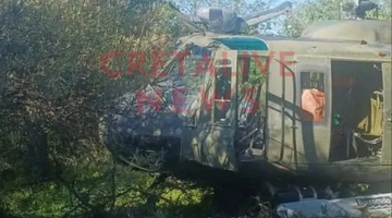 Αναγκαστική προσγείωση ελικοπτέρου στην Κρήτη