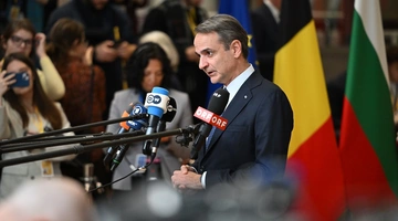 Ο Κυριάκος Μητσοτάκης στις Βρυξέλλες