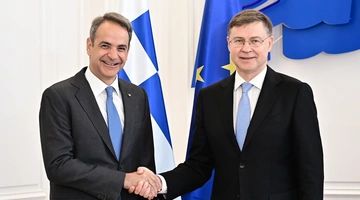 Κυριάκος Μητσοτάκης Βάλντις Ντομπρόβσκις