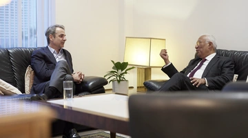 Συνάντηση Κυριάκου Μητσοτάκη και Αντόνιο Κόστα