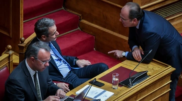 Κυριάκος Μητσοτάκης Μακάριος Λαζαρίδης