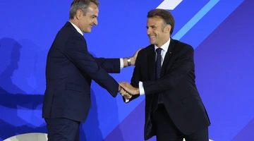 Μητσοτάκης και Μακρόν στο ΚΠΙΣΝ 