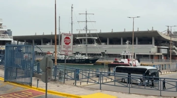 Το σημείο της πτώσης στον Πειραιά