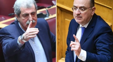 Παύλος Πολάκης και Μακάριος Λαζαρίδης