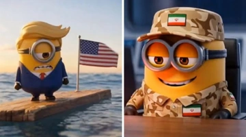 Στιγμιότυπο από το βίντεο AI με τον Τραμπ ως minion