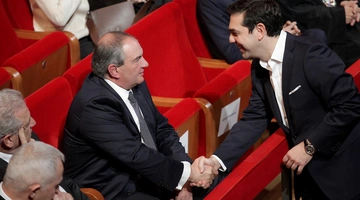 Κώστας Καραμανλής και Αλέξης Τσίπρας