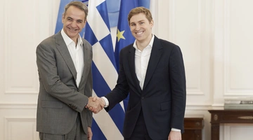 Κυριάκος Μητσοτάκης και Mati Staniszewski