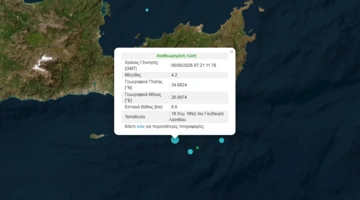 Ο σεισμός 4,2 ρίχτερ στο Λασίθι