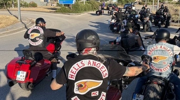 Συνάντηση μελών της λέσχης μοτοσυκλετιστών Hells Angels στην Ηγουμενίτσα