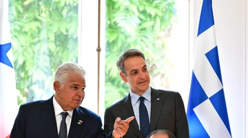 Συνάντηση Κυριάκου Μητσοτάκη με τον πρόεδρο του Παναμά