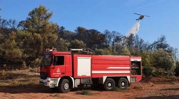 Κατάσβεση φωτιάς από την Πυροσβεστική Υπηρεσία