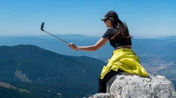 κοπέλα selfie