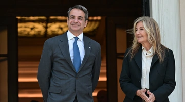 Ο Κυριάκος και η Μαρέβα Μητσοτάκη