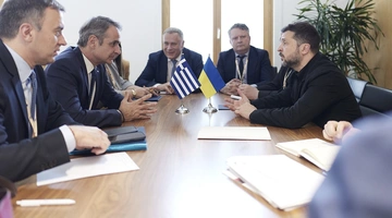 Κυριάκος Μητσοτάκης και Βολοντίμιρ Ζελένσκι