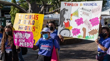 Διαμαρτυρία για τη βία κατά των γυναικών στην Ονδούρα
