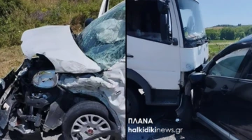 Τροχαίο στη Χαλκιδική