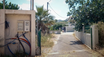 Η οδός όπου έγινε η δολοφονία στα Χανιά